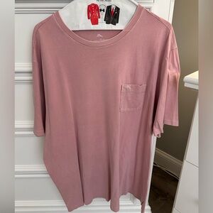 Tommy Bahama Men’s Pink Short Sleeve Tee Shirt Size XXL 2X